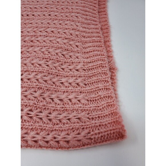 BP BRASS PLUM NORDSTROM BLUSH PINK DUSTY ROSE INFINITY SCARF WOMEN OS - Picture 8 of 11